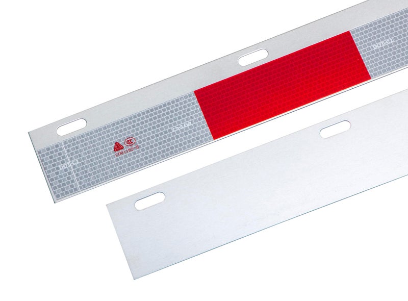 TBOZZ Aluminum Straight Mud Flap Strip Conspicuity Reflector Top Flap Plates - Image 4